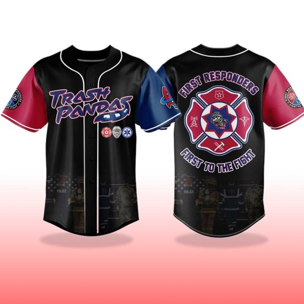 Rocket City Trash Pandas First Responders Night Jersey 2025 2