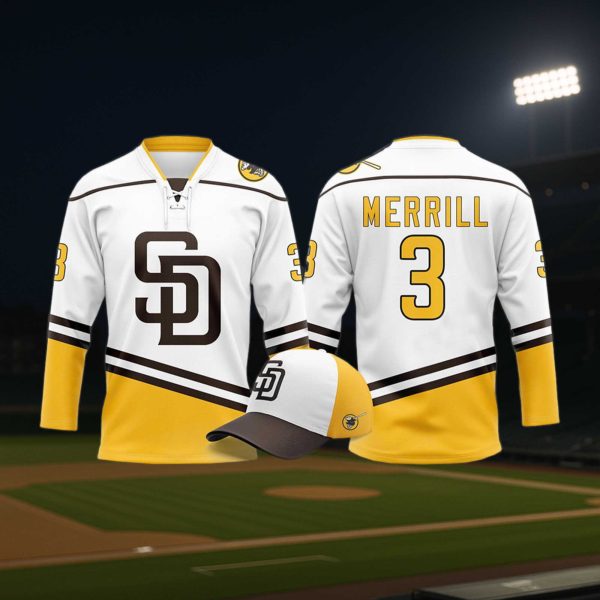 SD Padres Jackson Merrill Hockey Night Jersey 2025 Giveaway