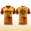 San Francisco 49ers Firefighter Appreciation Night V neck Short Sleeve Jersey 2025 2