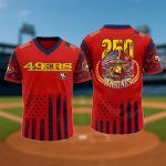 San Francisco 49ers U.S.M.C 250th Anniversary V-Neck Jersey