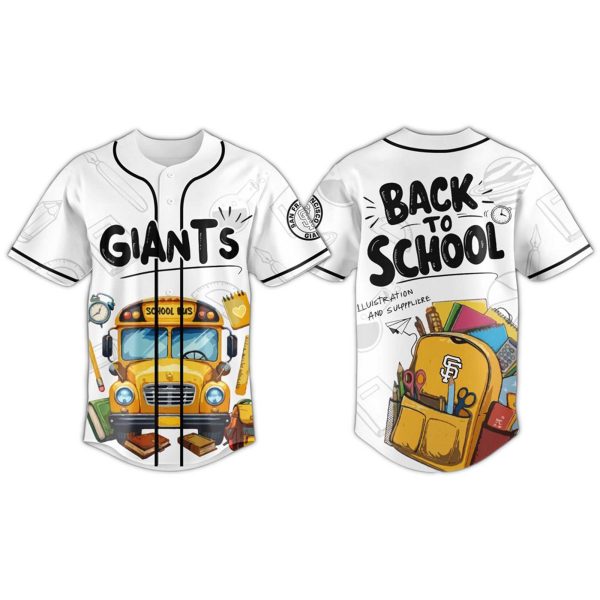 San Francisco Giants Back to School Jersey 2025 1