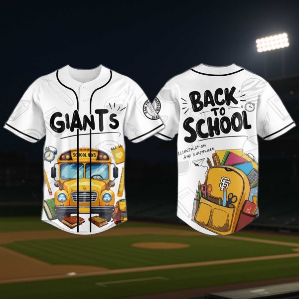 San Francisco Giants Back to School Jersey 2025 2