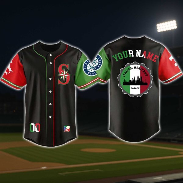 Seattle Mariners Italian American Heritage Month Jersey 2025 2