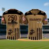 Seattle Seahawks USMC 250th Birthday V Neck Jersey 2025 2