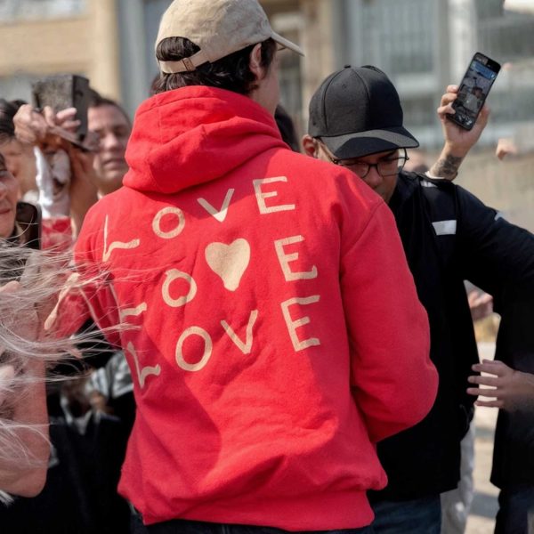 Shawn Mendes Wears Love Love Love Hoodie 1