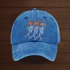 Skeleton Dance Fuck Trump Halloween FDT Hat 1