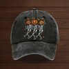 Skeleton Dance Fuck Trump Halloween FDT Hat 2