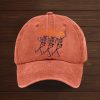 Skeleton Dance Fuck Trump Halloween FDT Hat 3