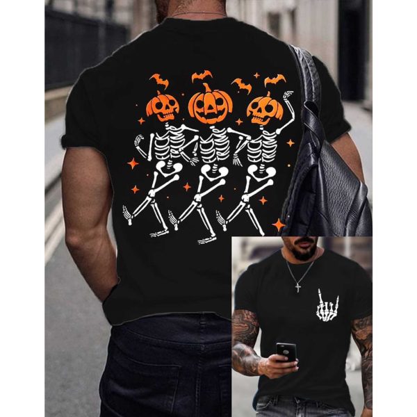 Skeleton Dance Fuck Trump Halloween FDT Shirt 1