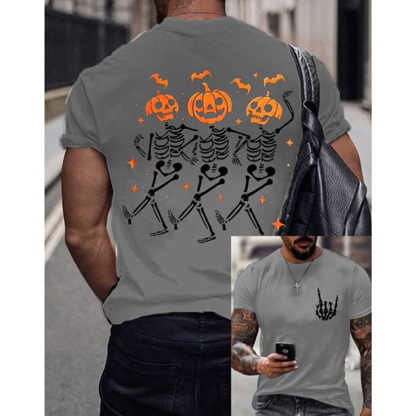 Skeleton Dance Fuck Trump Halloween FDT Shirt 5