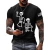 Skeleton Fuck Trump America Halloween FDT Shirt 1