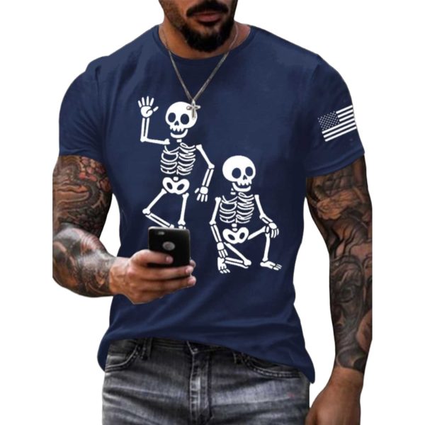 Skeleton Fuck Trump America Halloween FDT Shirt 2
