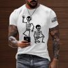 Skeleton Fuck Trump America Halloween FDT Shirt 3