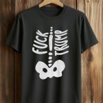 Skeleton Fuck Trump Halloween 2025 Shirt