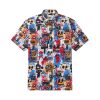 Spooky Halloween Doodles Hawaiian Shirt 2025 1