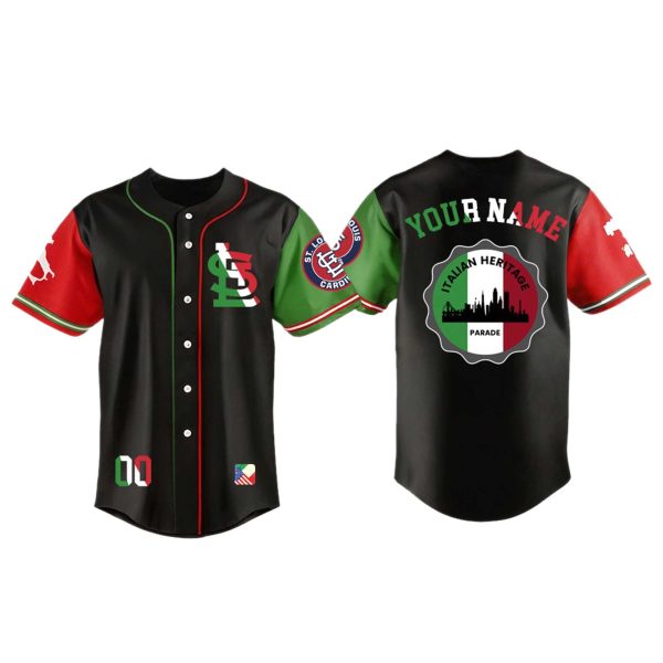 St Louis Cardinals Italian Heritage Night Jerse 2025