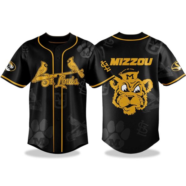 St Louis Cardinals Mizzou Night Jersey 2025 1