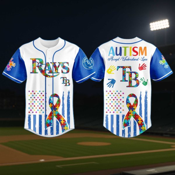 Tampa Bay Rays Autism Awareness Month Jersey 2025 1