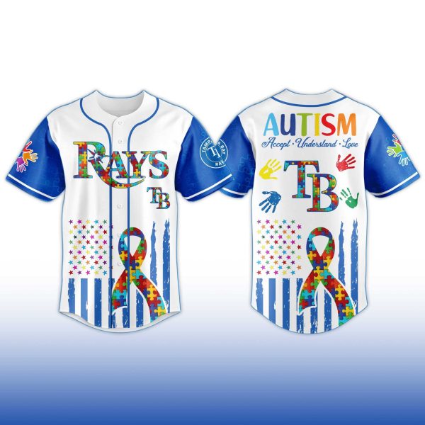 Tampa Bay Rays Autism Awareness Month Jersey 2025 2