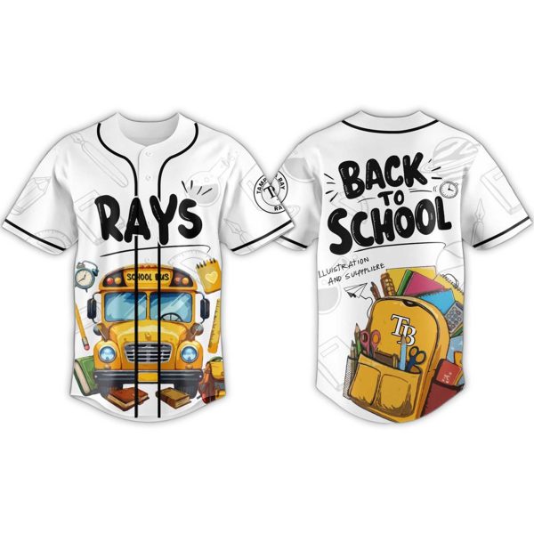 Tampa Bay Rays Back to School Jersey 2025 1