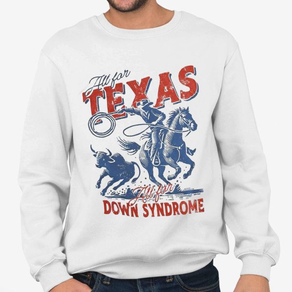 Texas Rangers All For Texas All For Down Syndrome Shirt