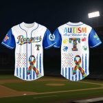 Texas Rangers Autism Awareness Month Jersey 2025