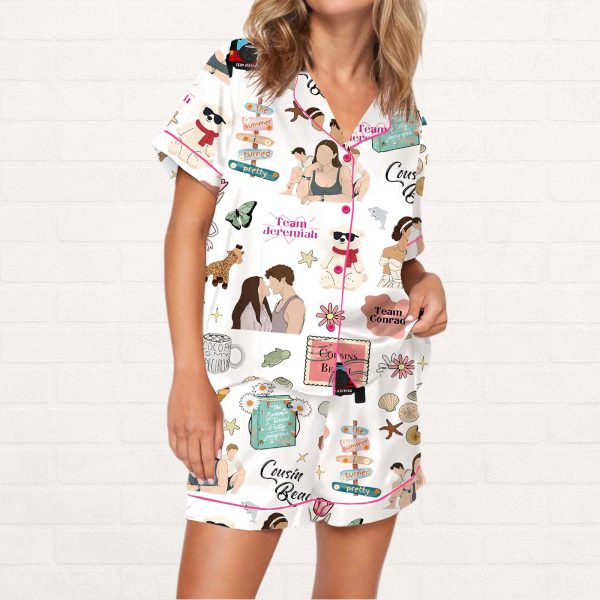 The Summer I Turned Beautiful Silky Satin Pajama Set