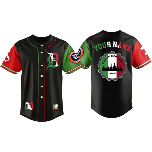 Tigers x Italian Heritage Night 2025 Jersey 1