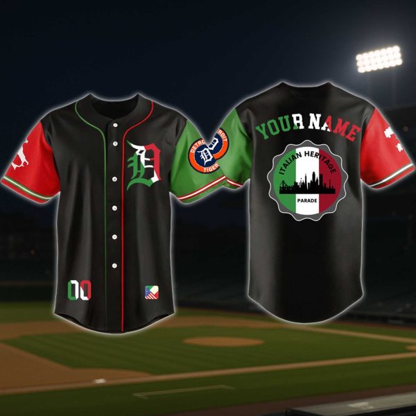 Tigers x Italian Heritage Night 2025 Jersey 2