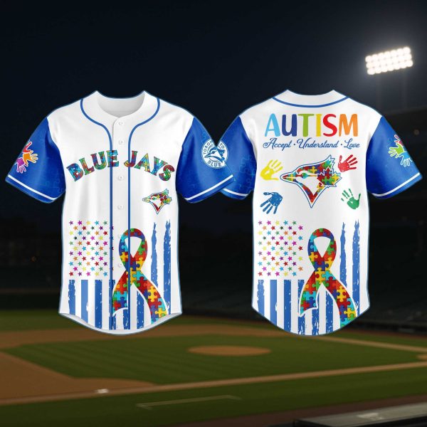 Toronto Blue Jays Autism Awareness Month Jersey 2025 2