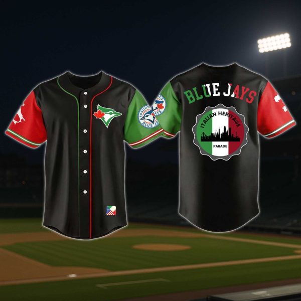 Toronto Blue Jays Italian Heritage Night Jersey 2025 1