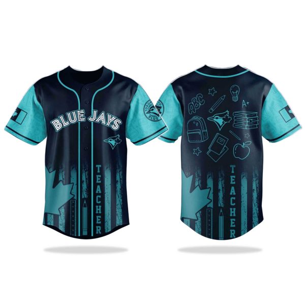 Toronto Blue Jays Teacher Appreciation Ocean Teal Jersey 2025 1