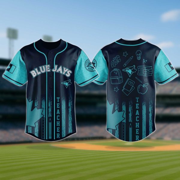 Toronto Blue Jays Teacher Appreciation Ocean Teal Jersey 2025 2