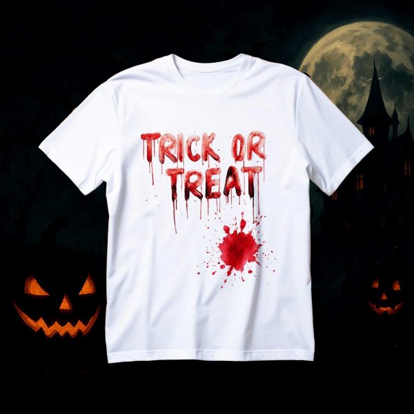 Trick or Treat Blood Shirt 1