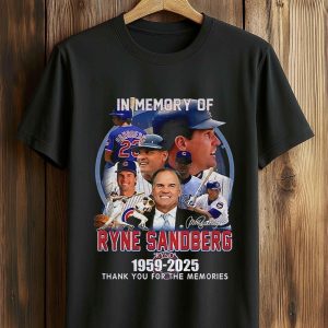In memories of Ryne Ryno Sandberg Chicago Cubs 1959 2025 Shirt 5