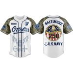 U.S. Navy 250th Birthday Baltimore Orioles Jersey 2025