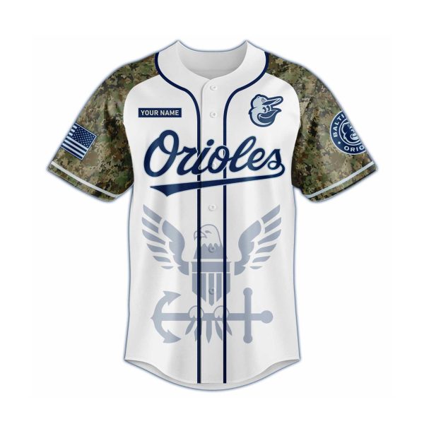 US Navy 250th Birthday Baltimore Orioles Jersey 2025 2