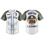 U.S. Navy 250th Birthday Boston Red Sox Jersey 2025