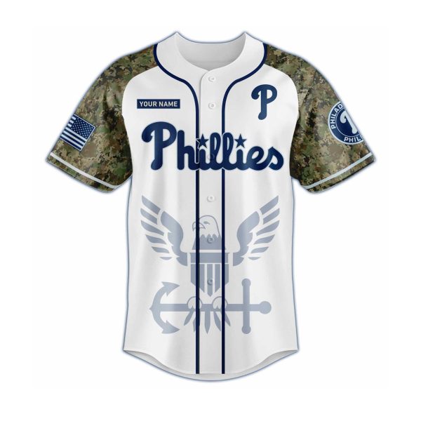 US Navy 250th Birthday Philadelphia Phillies Jersey 2025 2