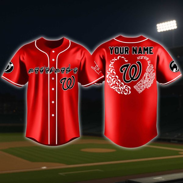 Washington Nationals Deaf and Hard Of Hearing Awareness Day Jersey 2025