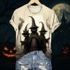 Witchy Black Cats Halloween Shirt 2