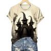 Witchy Black Cats Halloween Shirt 3