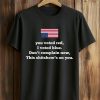 You Voted Red I Vote Blue Shirt 1