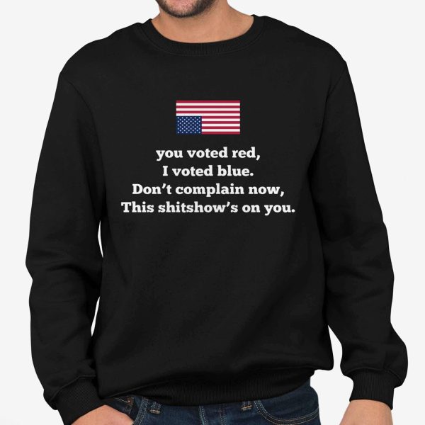 You Voted Red I Vote Blue Shirt 4