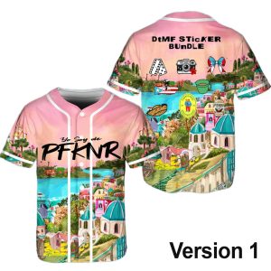 Puerto Rico Symbols Set Baseball Jersey 2025 1
