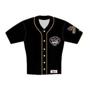 Erie SeaWolves Black Yellow Alternate Jersey 2025 Giveaway 1