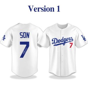 Son Heung min Los Angeles Dodgers Jersey 2025