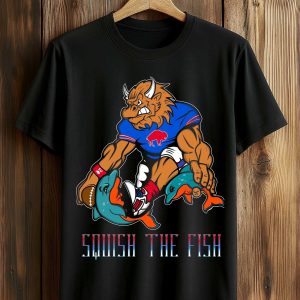 Buffalo Bills vs Miami Dolphins Squish The Fish Shirt 1
