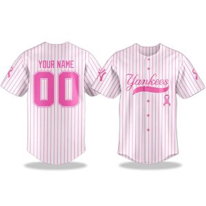 Yankees Breast Cancer Awareness Game Night Jersey 2025 1