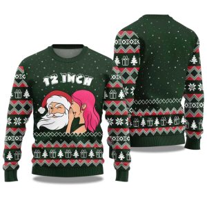 2025 Naughty Santa 12 Inch Surprise Ugly Christmas Sweater 1